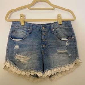 Mossimo Denim High Rise Shorts